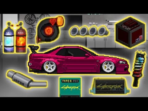 Nissan GT-R R34 Skyline / Pixel Car Racer / Gameplay / FoxFire / Part 70 /