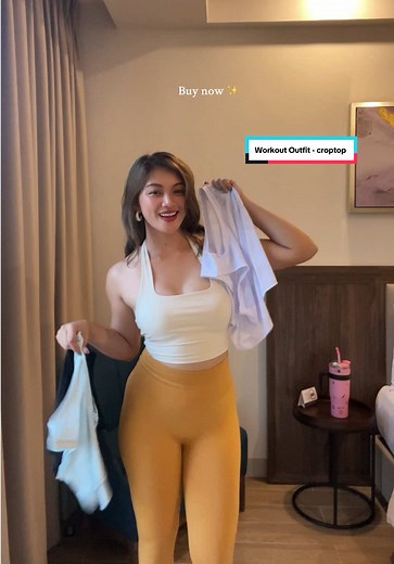 Perfect for workout & running outfit #gymoutfit #running #workoutoutfit #croptop #fitness #Gymtok