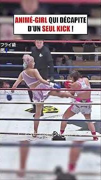 Anime girl who decapitates with a single kick! #shorts