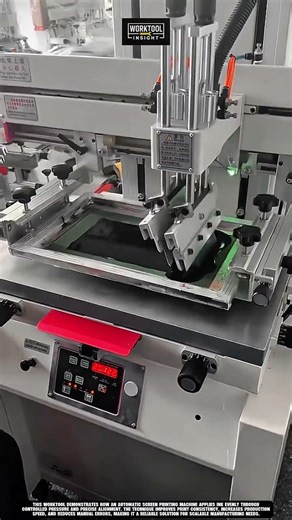 Printing designs using automatic screen printing machine tool | best for mass production #tool