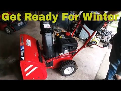 How to Fully Service & Tune-Up the Troy-Bilt 24 inch 179 cc OHV Snow Blower