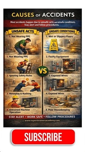 Difference between unsafe act and unsafe condition #hse #safety #hseprofessional #washington