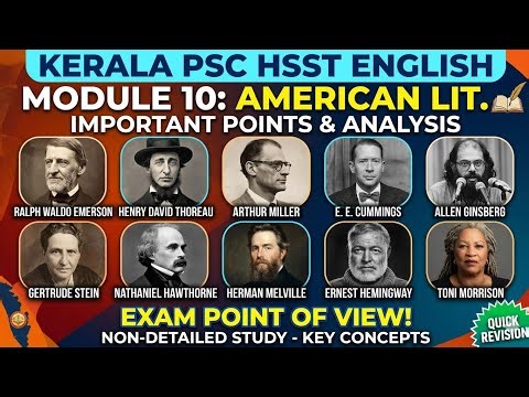 Kerala PSC HSST English - Module 10 Quick Revision