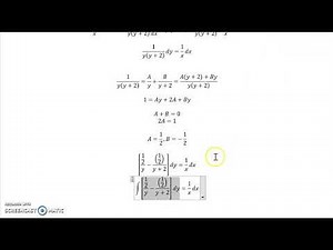 separable with partial fractions