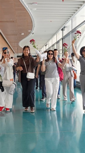 8K views · 69 reactions | The celebrations lit up Terminal 1 as we welcomed back Uzbekistan Airways this season!  | Velana Airport | Facebook