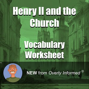 Henry II and the Church Vocabulary Worksheet