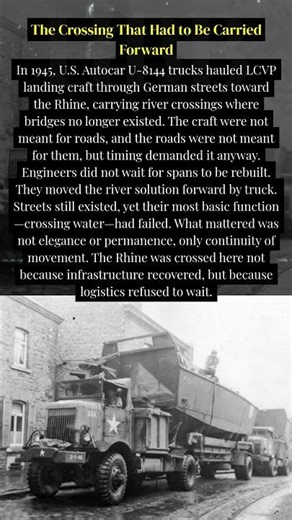 The River Crossing That Drove Through the City