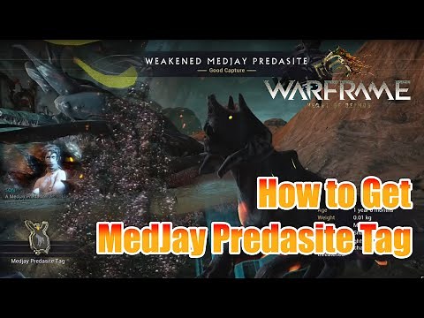 How to get Medjay Predasite Tags | Warframe Guide