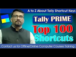 A To Z About Tally Shortcut Keys | tally solutions | Pradip VedantSri
