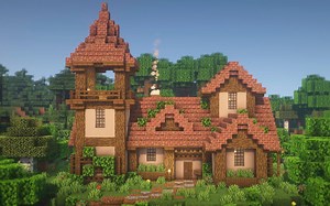 【Minecraft】如何建造童话般的小屋（BigTonyMC）