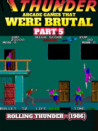 Rolling Thunder: The Arcade Classic That Few Could Beat