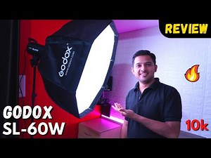 Godox SL60W Unboxing & Setup⚡Best Video Light For YouTube Under 10,000 ! 🔥🔥