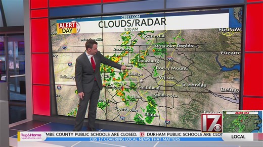 Central NC severe storms likely Monday, sharply colder St. Patrick’s Day