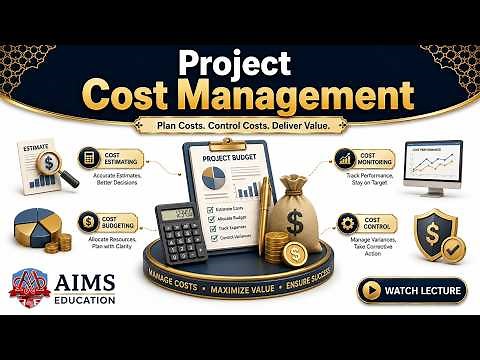 What is Project Cost Management - Processes, Tools, Techniques & Types Explained | AIMS Education