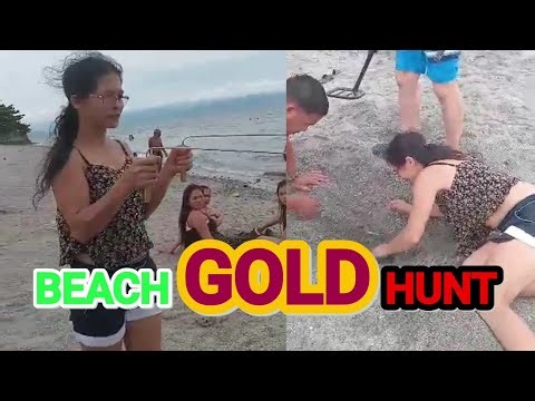 Real Beach Treasure Hunt with Dowsing Rod & Metal Detectors #Treasure #dowsing #metaldetector