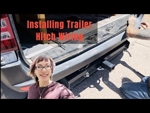 Installing Trailer Hitch Wiring on Sprinter Van - DIY - Trailer Lights