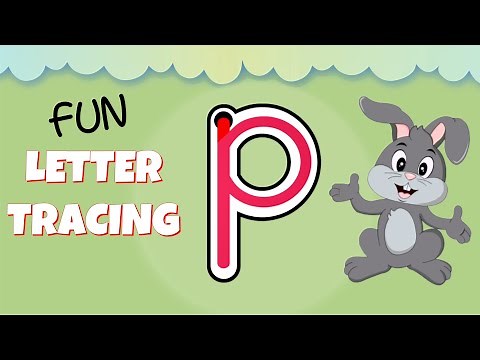 How to Write the Lowercase Letter p - Lowercase Alphabet for Kids