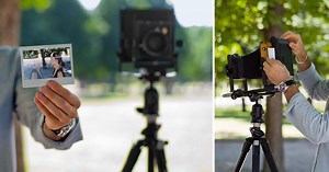 The LomoGraflok 4x5 Instant Back Lets You Use Fuji Instax Film on Large Format Cameras