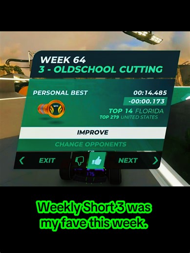 Very well made jump. Such a tight fit to hit. #trackmania #fyp #weeklyshorts #tiktok #tm