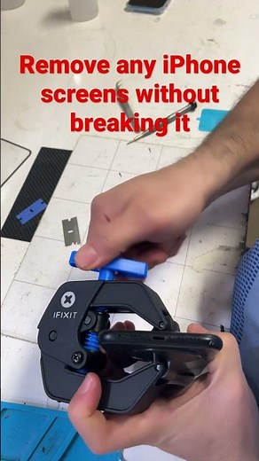 Ifix it clamp tool remove Iphkne screen without breaking it , iPhone 11 12 13 14 15