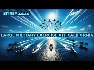 LARGE Military Exercise off California SITREP 2.1.24