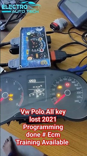 Vw Polo 2021 All Key Lost Programming done # ECM Training Available#trendingshorts
