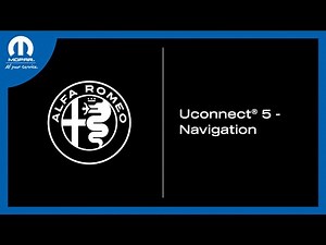 Uconnect® 5 - Navigation | How To | 2025 Alfa Romeo