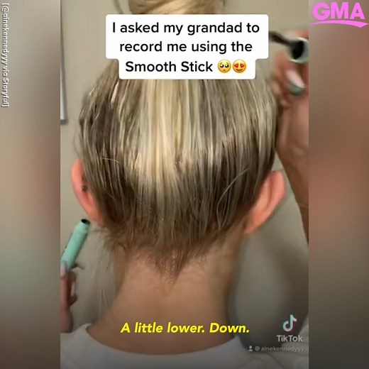 We all need Grandpa Billy as our hype man! We love this grandpa hyping his granddaughter as she films a tutorial 😍 gma.abc/3Hm81Jd | Good Morning America