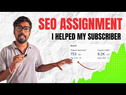 I Completed My Subscriber’s SEO Assignment (Full Step-By-Step Guide)🤩