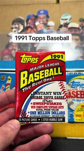 1991 Topps Baseball #baseballcards #packopening #junkwax #topps