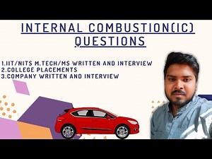 🔥INTERNAL COMUSTION(IC) ENGINE🔥 INTERVIEW QUESTIONS || M.TECH WRITTEN AND INTERVIEW|| PLACEMENTS||