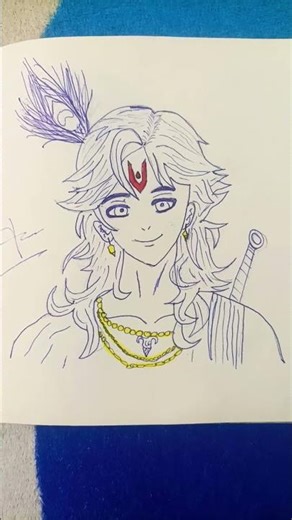 Krishan ji and shivji drawing easy#like#share#subscribe#comment#krishna#shiv#sanatandharma