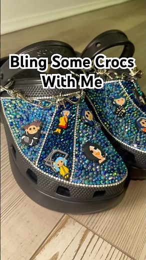 Bling Crocs | Bling Crocs Tutorial | DIY Crocs | Custom Crocs | Rhinestone Crocs | Coraline Jones