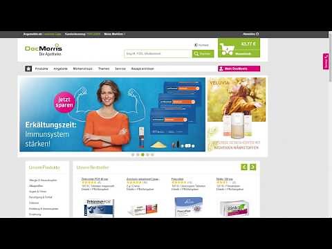 Medikamente auf Rechnung bestellen bei DocMorris