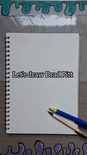 #drawing Brad Pitt #drawing #art #humananatomy