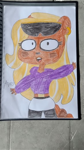 How To Draw Roxanne In The Paper #shorts #art #subscribe #support