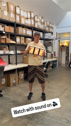 Boxes 🌟 Excited to launch our smokin’ new LED cigar boxes! Durable, easy to grip, shuffle-stackable, reactive modes … finally LED cigar boxes that are show-worthy and amazing to juggle 🙌 love how this prop really shows off the kinetic awareness👌🏻 . Here’s @jugglingwithjeremiah giving them a go - Jer got a beta set and has incorporated them into all his shows already 👌🏻 . We launched them at @ejc2025 but have just finalized the making of them. The cigar boxes are a collaborative effort betw