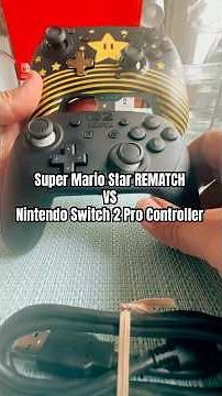 Nintendo Switch 2 Pro Controller VS Super Mario Star REMATCH from Turtle Beach & PDP