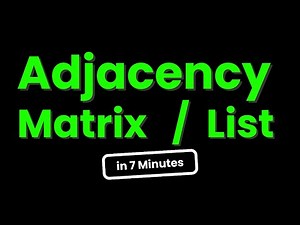 Graph Representation in Data Structures | Adjacency Matrix vs Adjacency List Explained