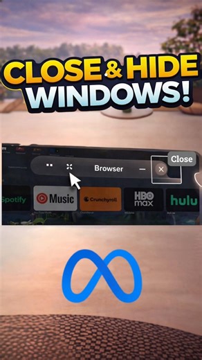 How to Close & Hide Windows on the New Meta Quest User Interface