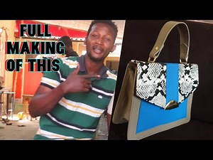 full leather bag making tutorials 2022