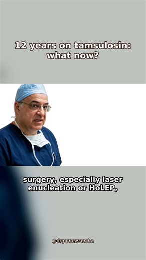 12 years on tamsulosin: what now?
