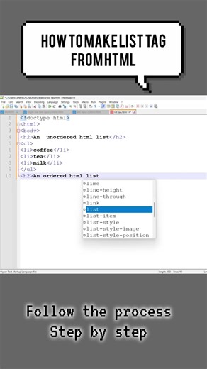 Stop Writing Bad HTML! How to Create Lists ul and ol