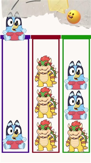 👉 Can you rank all the characters? 🧩 Fun challenge with Burrikiki! Mario vs. Bluey