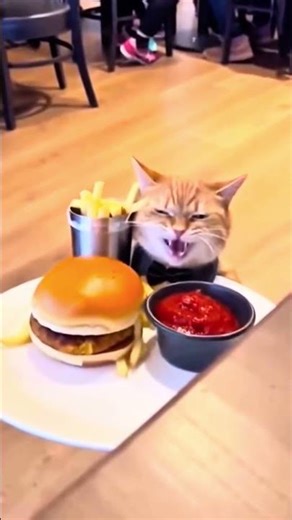 This is not my order cute cat Service man angry with me #cat #funny #funnypost #funnycats