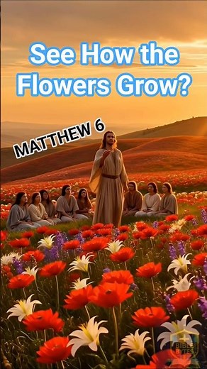 See HOW the flowers grow? Matthew 6:28-29