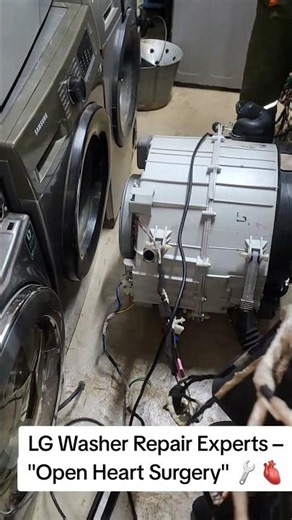 LG Washer Repair Experts – "Open Heart Surgery" 🔧🫀This LG washing machine needed major surgery!