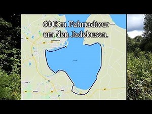 60 Km Fahrradtour um den Jadebusen. Der Jadebusen ist eine große Meeresbucht bei Wilhelmshaven