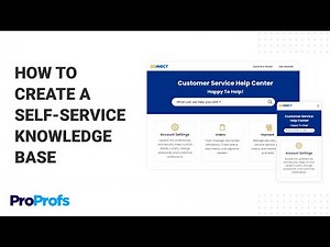 How to Create a Self-Service Knowledge Base