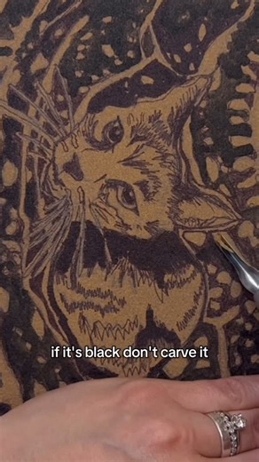 That Art Teacher on Instagram: "Linocut Printmaking for Beginners | Easy Step-by-Step Tutorial Want to learn linoleum printmaking from start to finish? In this 2-minute video, I’ll show you how to turn your favorite photo or design into a stunning handmade print! We’ll start by transferring your image using graphite paper then go over the safest and easiest ways to carve your block. Once your carving is ready, I’ll guide you through the inking and printing process so you can make beautiful multi